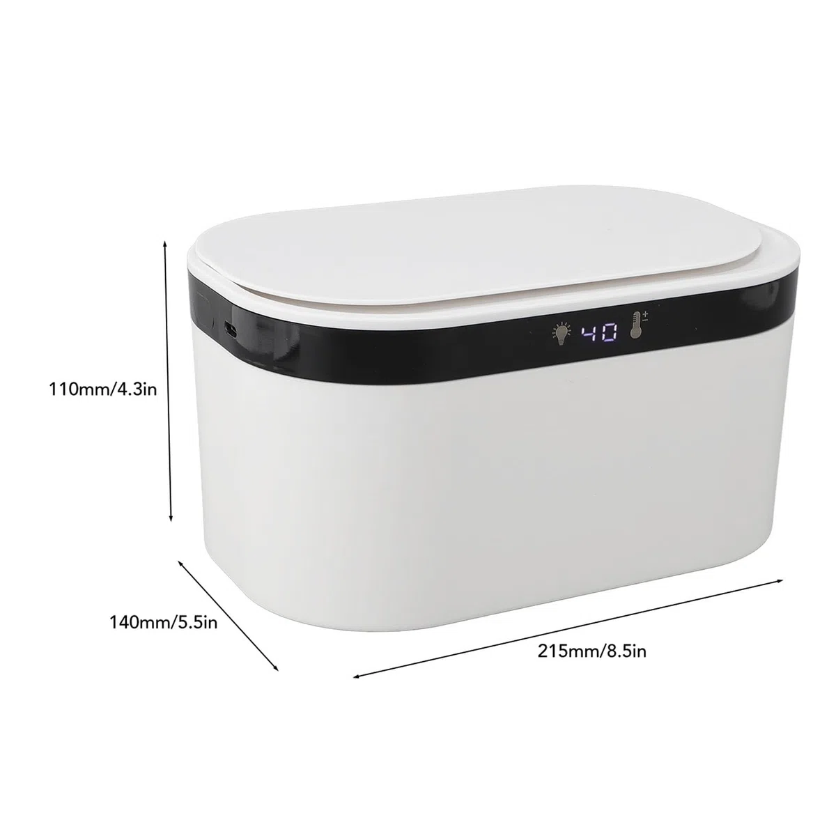 Calentador de Automóvil Toallitas Calentadoras para Bebés y Hogar 40°F a 140°F Luz Nocturna Ajustable Función Inteligente para Toallitas Húmedas y Secas