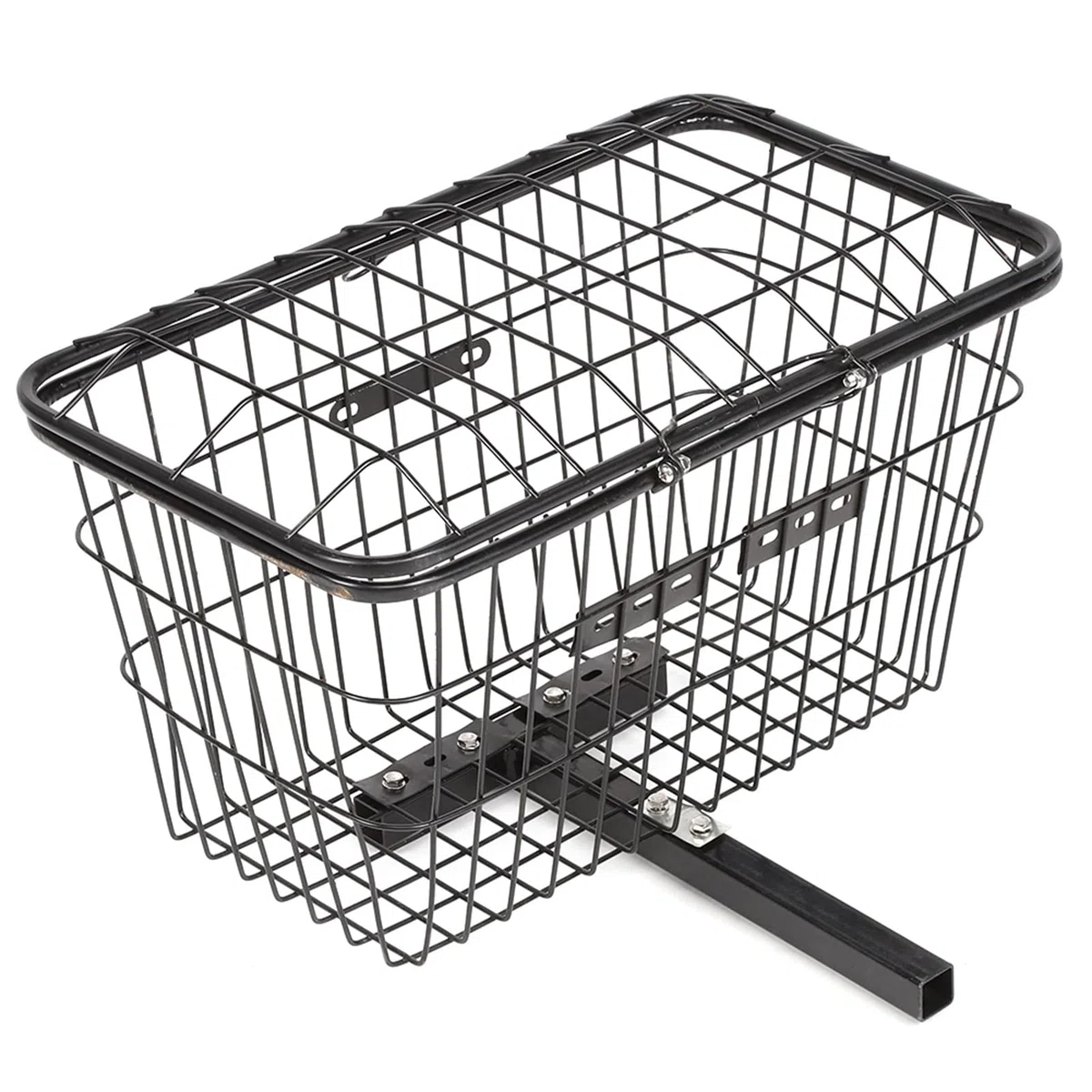 Cesta Trasera para Scooter, Cesta Portátil Grande para Scooter, Cesta de Almacenamiento Trasera de Hierro para Scooter, Cesta Plegable para Compras y Viajes, 50 X 27 X 20 Cm