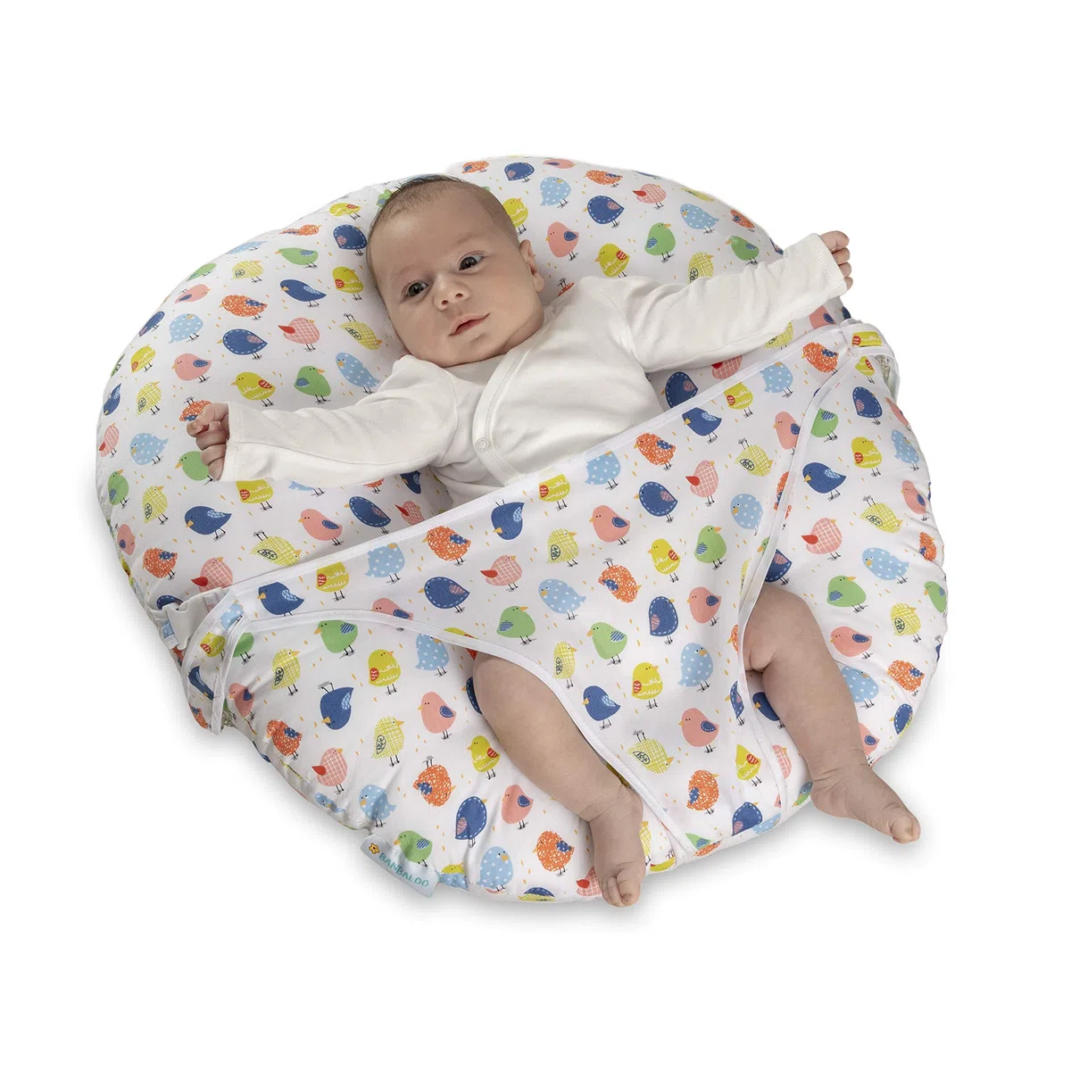 BANBALOO-Tumbona para Recién Nacido- Hamaca Bebé portátil- Nido Bebé Neonato-Cojín Cuna de día -Cuco para Bebés- Ideal Embarazo y Lactancia- Regalo Original Nacimiento-Baby Shower niño y niña.