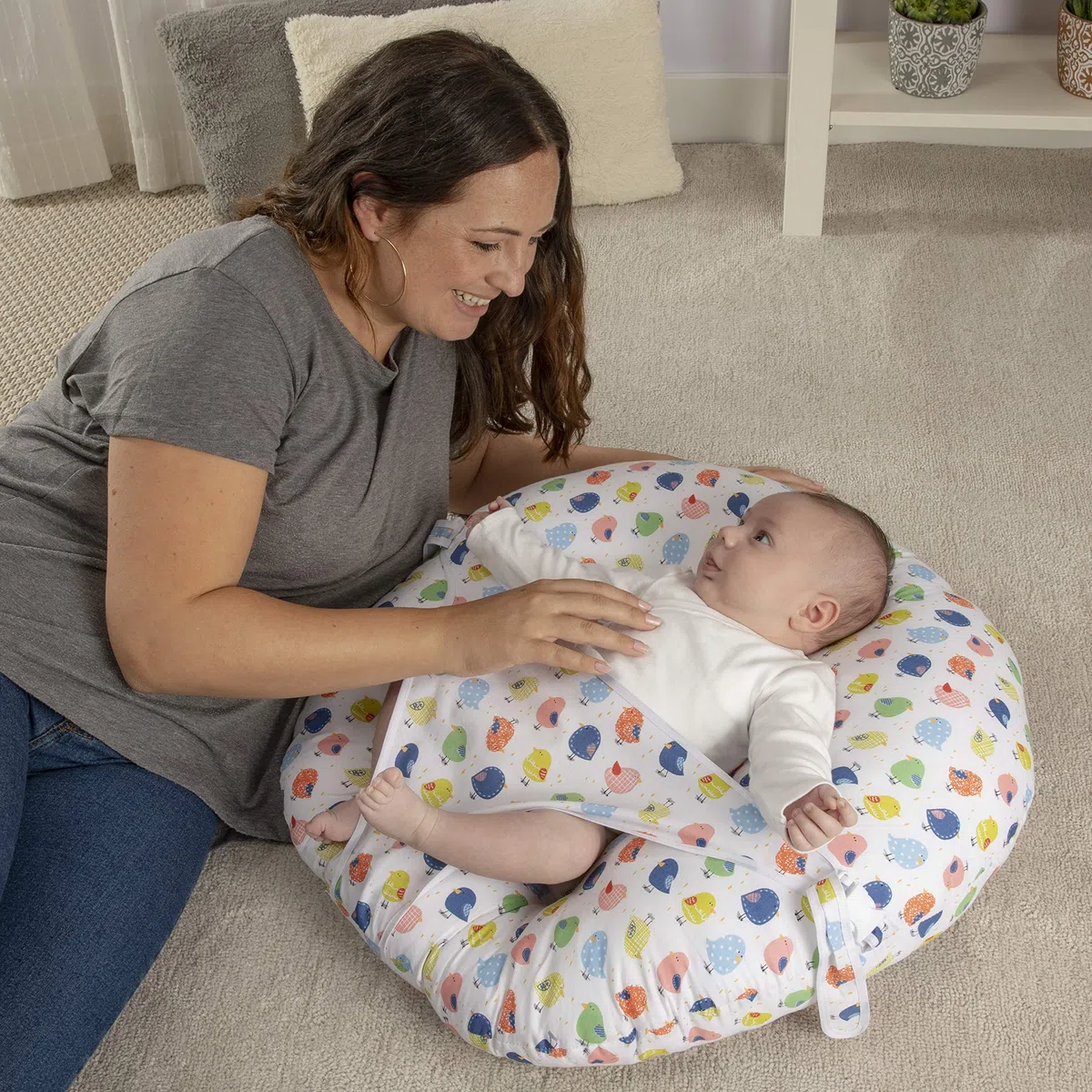 BANBALOO-Tumbona para Recién Nacido- Hamaca Bebé portátil- Nido Bebé Neonato-Cojín Cuna de día -Cuco para Bebés- Ideal Embarazo y Lactancia- Regalo Original Nacimiento-Baby Shower niño y niña.