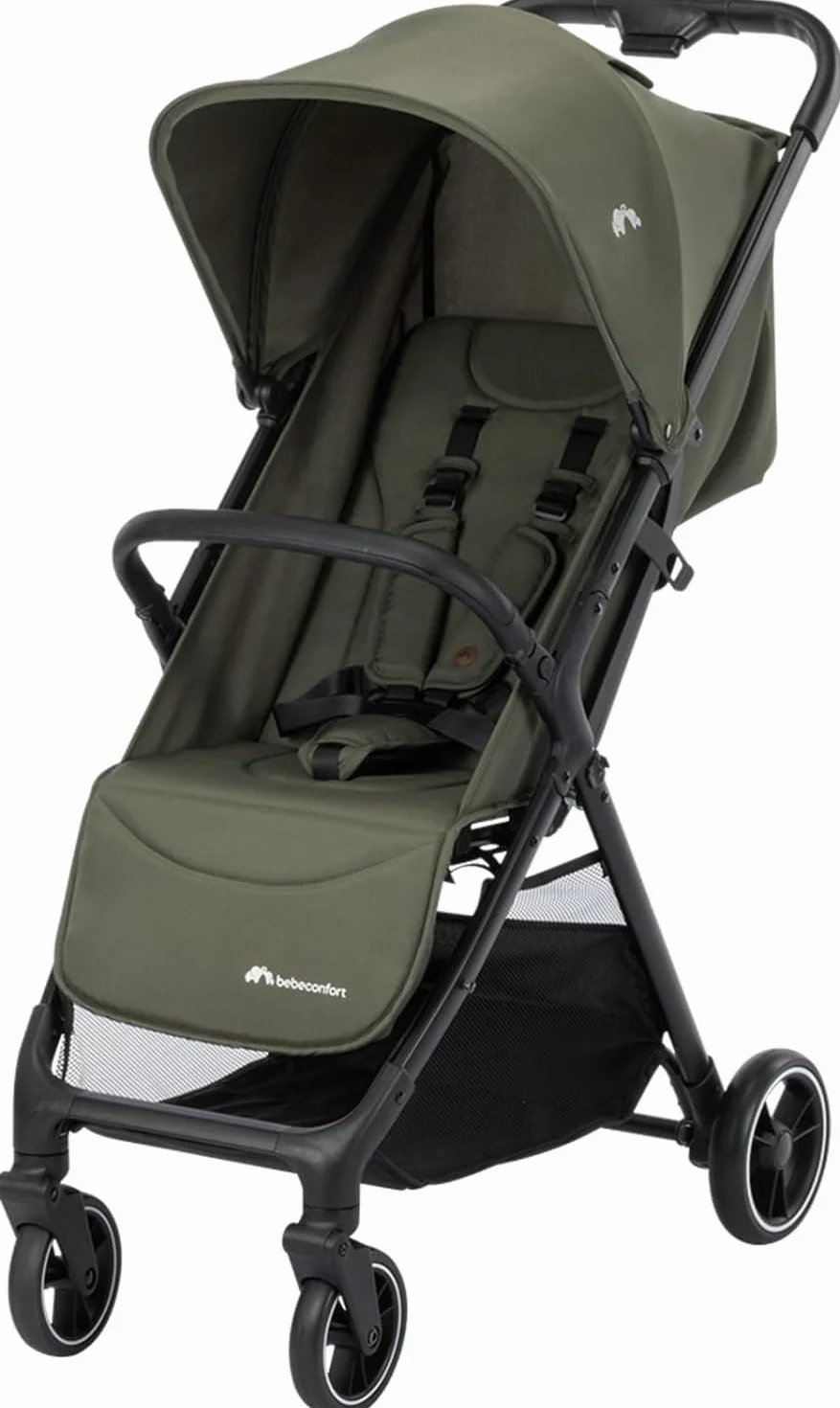 Bebeconfort Azur, Cochecito Compacto para Bebés, 0-3 Años (15 kg), Silla de Paseo Bebé Ligera, Plegado Automático con Una Mano, Posición de Reclinación Total, Cesta Amplia, Mineral Green