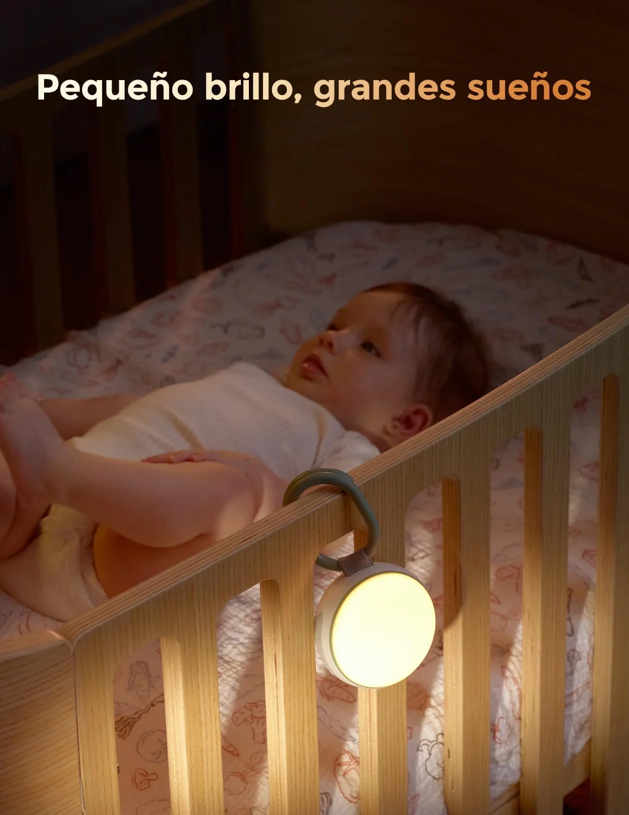Momcozy Maquina Ruido Blanco Bebe con 20 Sonidos Relajantes, Luz Nocturna, Temporizador