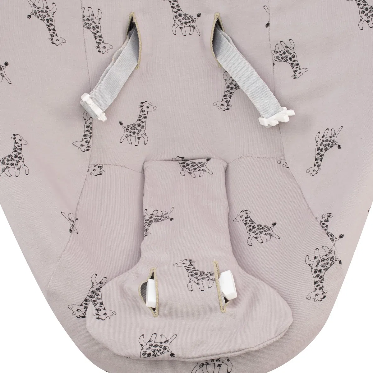 JYOKO Kids Funda de Algodón para Hamaca Compatible con Mamaroo 4moms, Mamaroo Rockaroo (Giraffe)