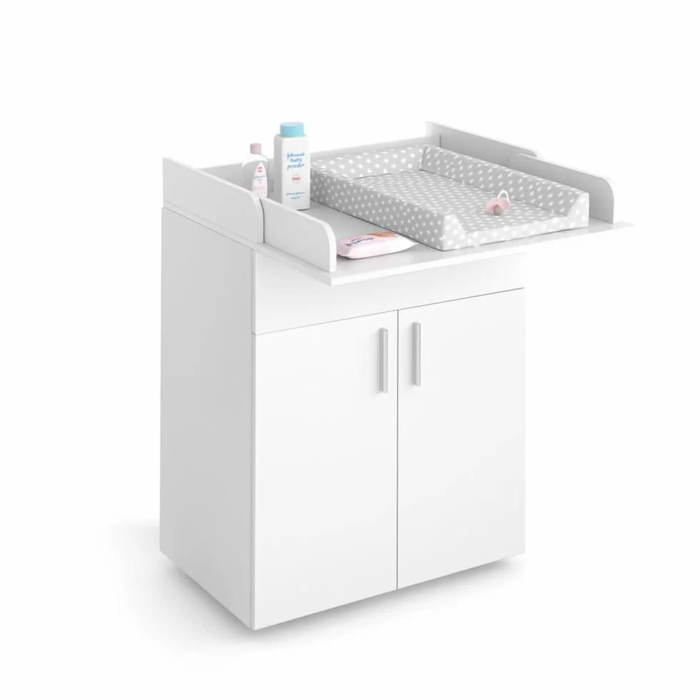Vicco Mueble cambiador bebé "Lena", Blanco, 75 x 100 cm
