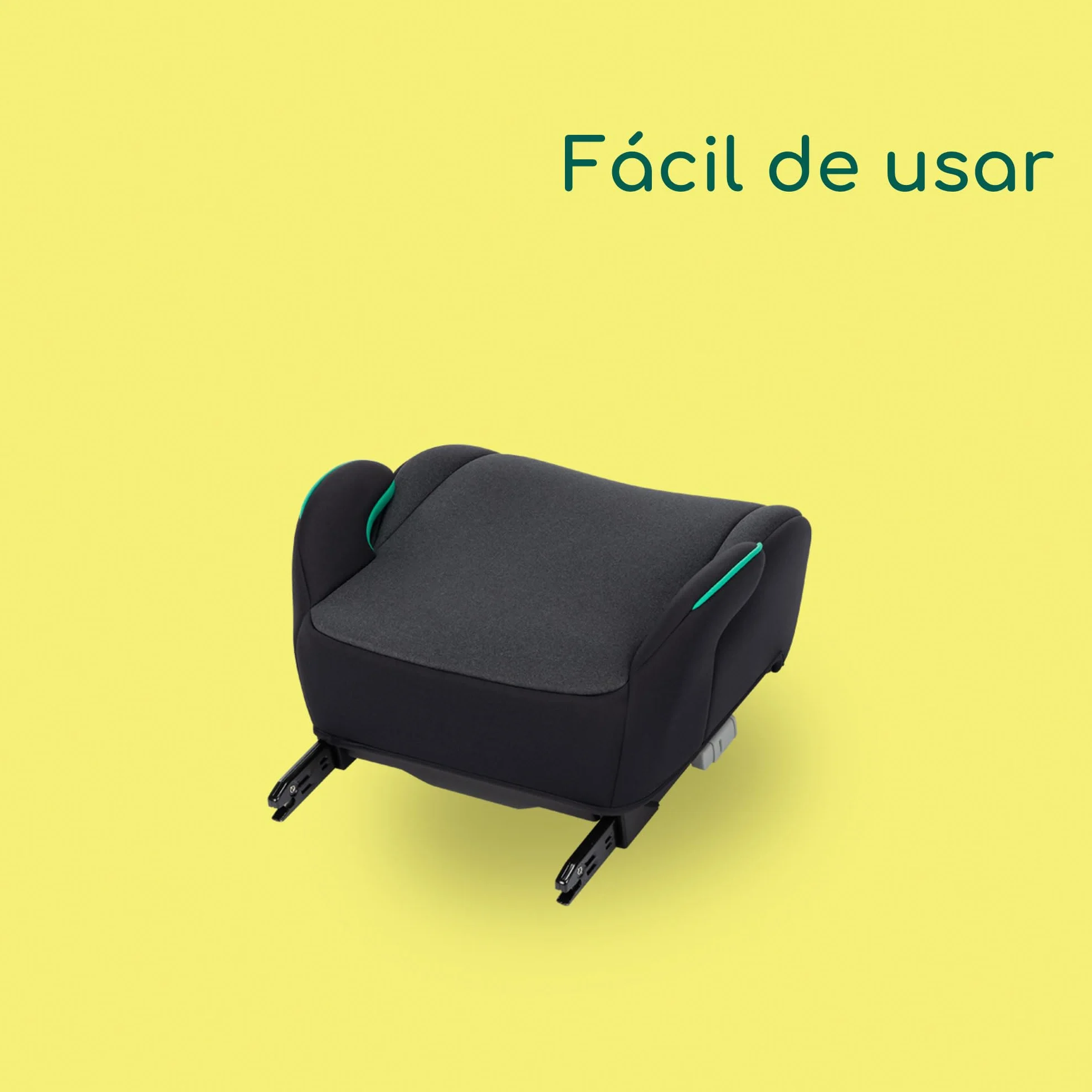 Bebeconfort Manga i-Fix asiento elevador alzador coche niño Silla de Coche isofix grupo 3 128-150 cm 22-36 kg Tinted Black