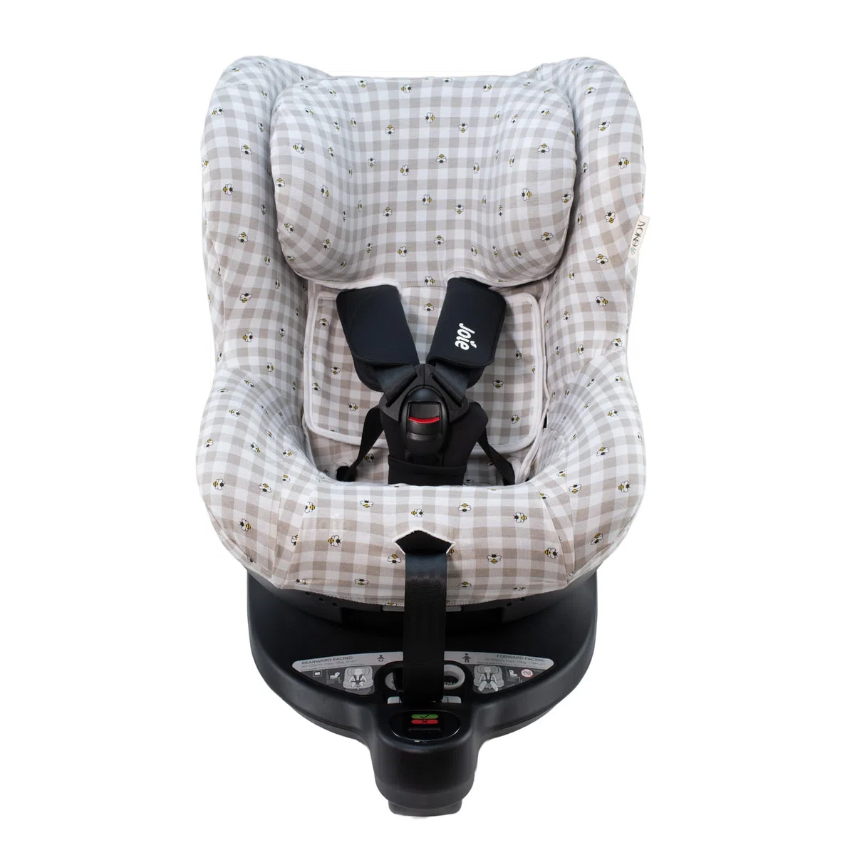 JYOKO Kids Funda de algodón Compatible con Joie I-Spin 360 y Joie I-Safe (Picnic Vichy)