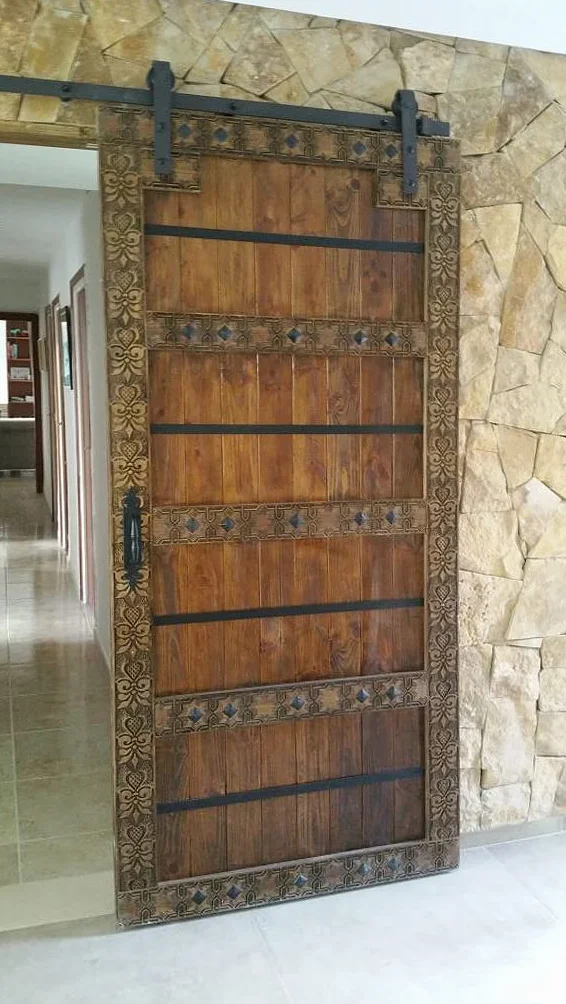 Cenefa de Madera Decorativa (Pack 4 Unidades) DM 100 x 10 cm | Cenefas de Madera Tallada, Moldura Decorativa para Pared, Cenefas para Paredes.… (Modelo 3)