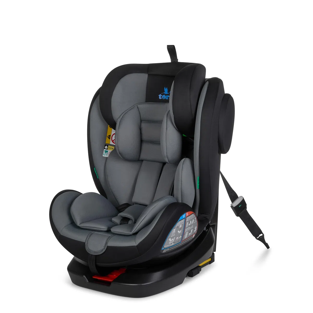 Toral Silla Coche Bebe Grupo 0 1 2 3 i-Size con Isofix Universal para Coche, Alzador Coche Niño Isofix Giratoria 360º a Contramarcha - Desde 40-150 cm - Elevador Coche Niño