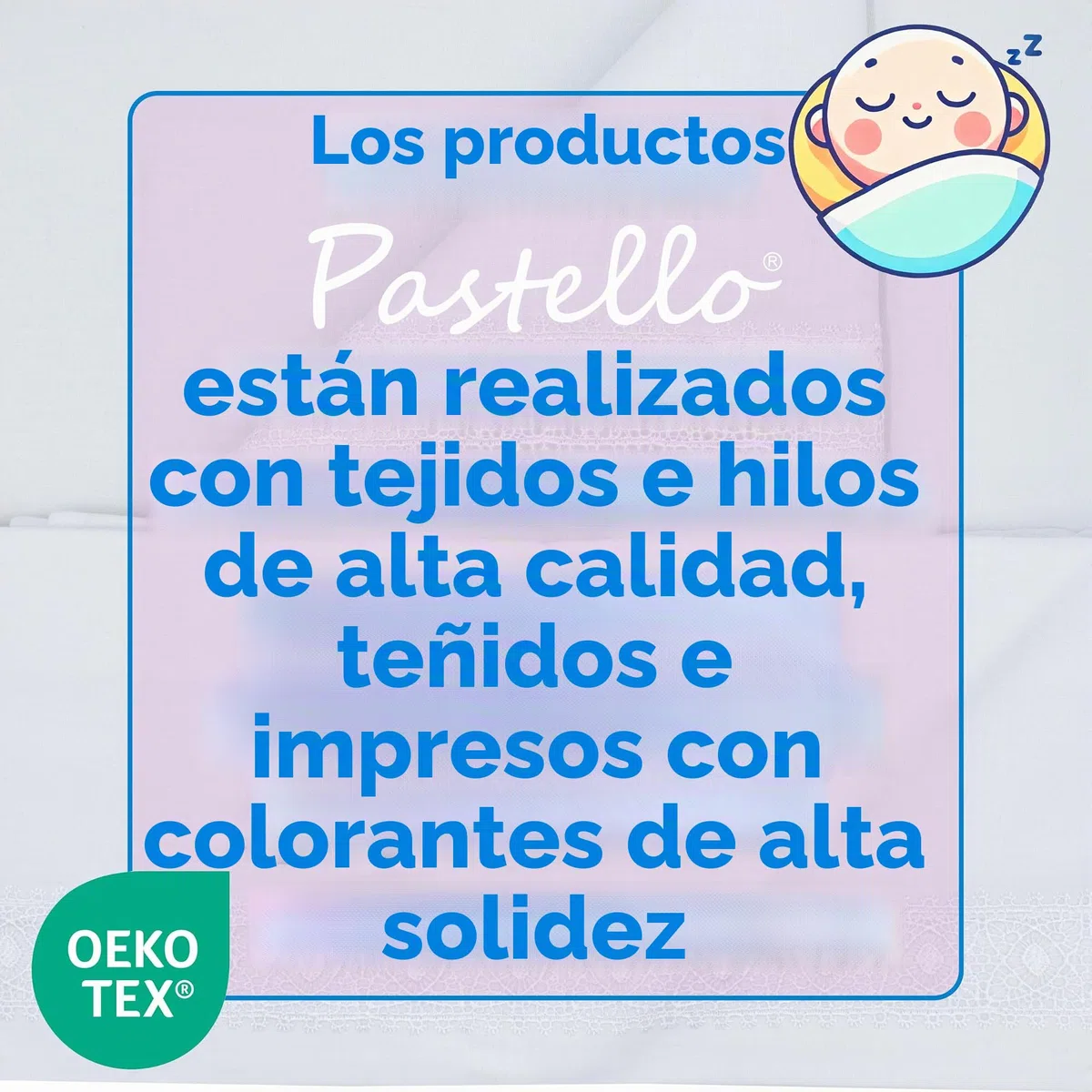 PASTELLO - Juego de cama para cuna de 3 piezas, 100% algodón para bebés, juego completo de sábanas con bordado (Art. LL31E, PERLA)