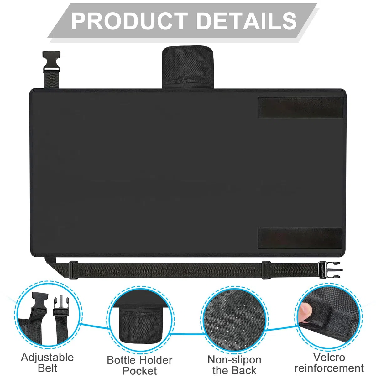 ReposapiéS Para NiñOs En AvióN,ReposapiéS Para NiñOs En AvióN,ExtensióN De Asiento Para NiñOs En AvióN,ReposapiéS PortáTil De Viaje Para AvióN,Negro79cmx44cm