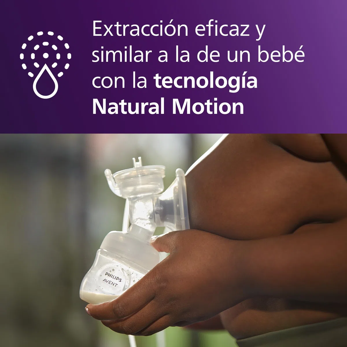 Philips Avent extractor de leche eléctrico sencillo, potencia hospitalaria, motor recargable y silencioso para una experiencia discreta en cualquier lugar, bolsa de viaje, modelo SCF396/31
