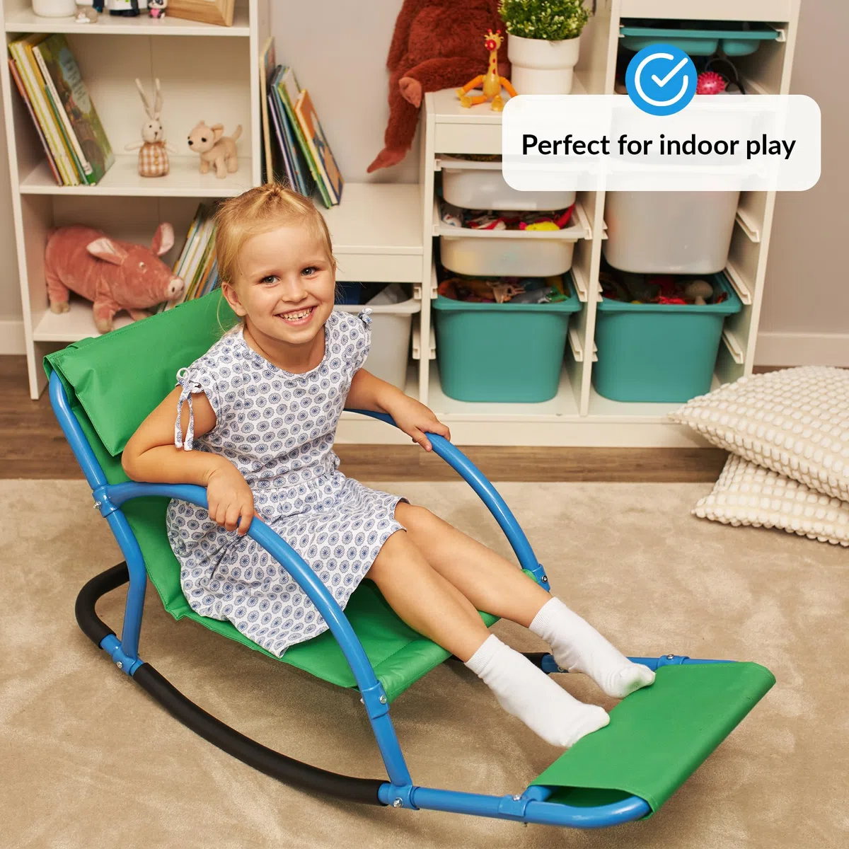 ODOXIA Silla Mecedora Sensorial | Silla para Necesidades Especiales | Mecedora para Niños | Balancín para Niños Pequeños | Equipamiento para Parques Infantiles | Balancín Sensor