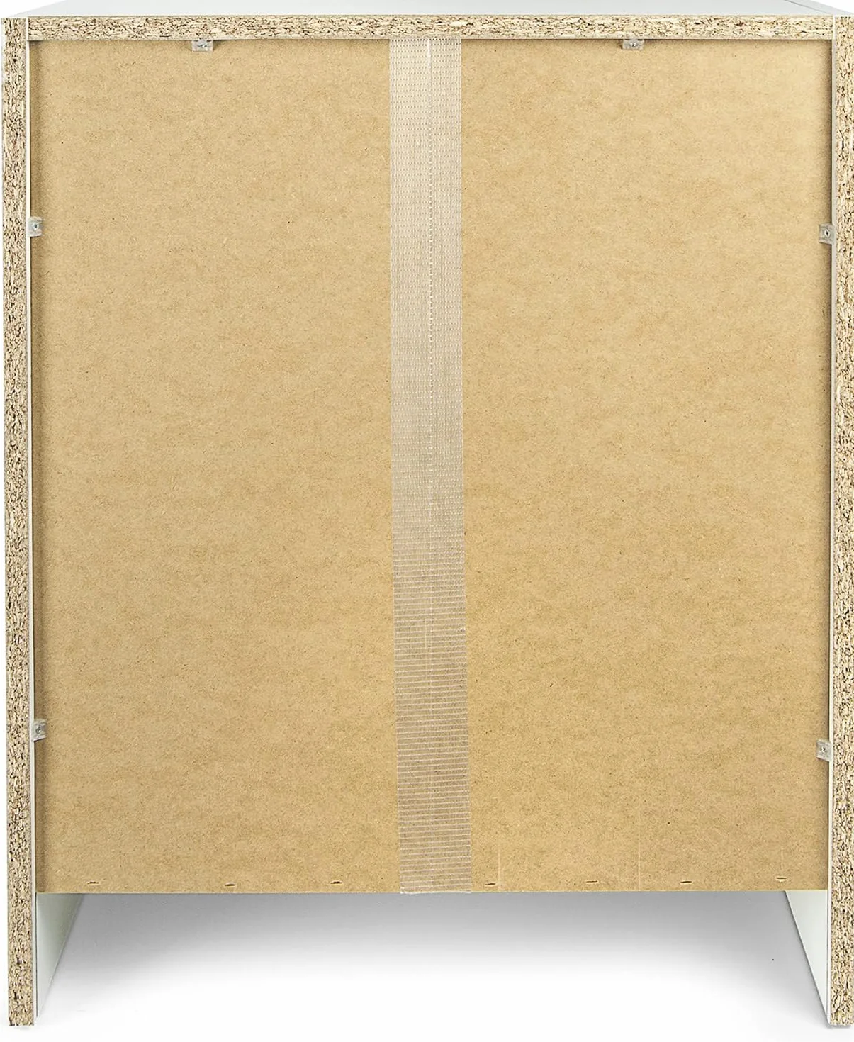 leomark Mueble Roma Blanco Semimate Armario Bajo 60x42x78 cm con Estante Ajustable Diseno Clasico Tablero 18 mm Asa Segura Montaje Sencillo Ideal para Salon Dormitorio o Pasillo, Caballo