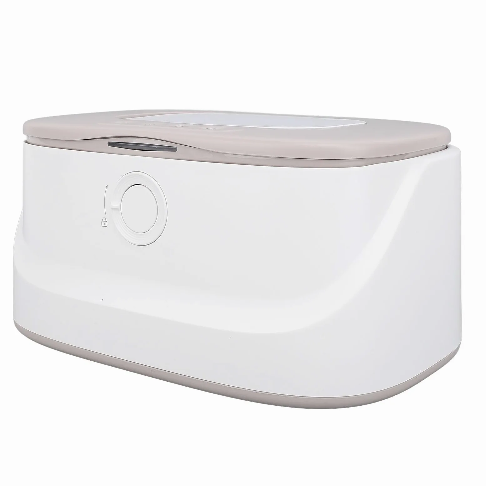 Calentador de Toallitas Húmedas para bebé, Control Inteligente de Temperatura, Dispensador Calentador de Gran Capacidad para Luz Nocturna, Función para Recién Nacidos PP (GREY)