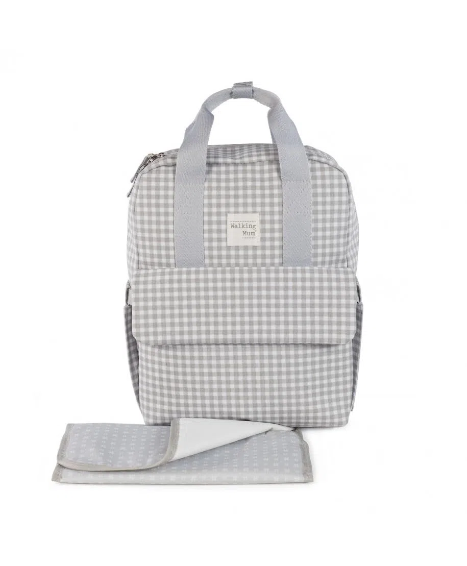 Mochila I Love Vichy gris PASITO A PASITO