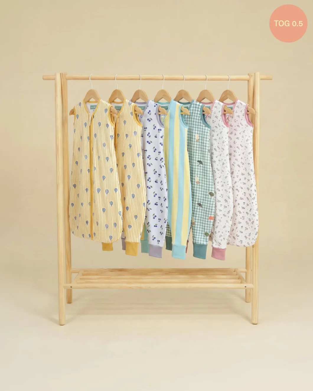 Saco de Dormir para Bebé 0.5 TOG 85 cm Muselina Premium Mercury
