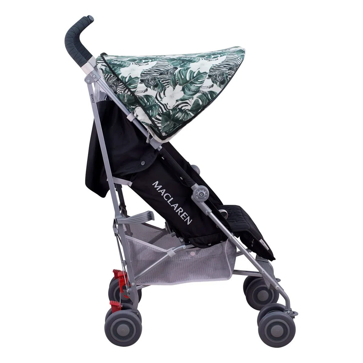 JYOKO KIDS Cubre capota de algodón Compatible con Maclaren Quest, Techno y Xt (ZEBRA)
