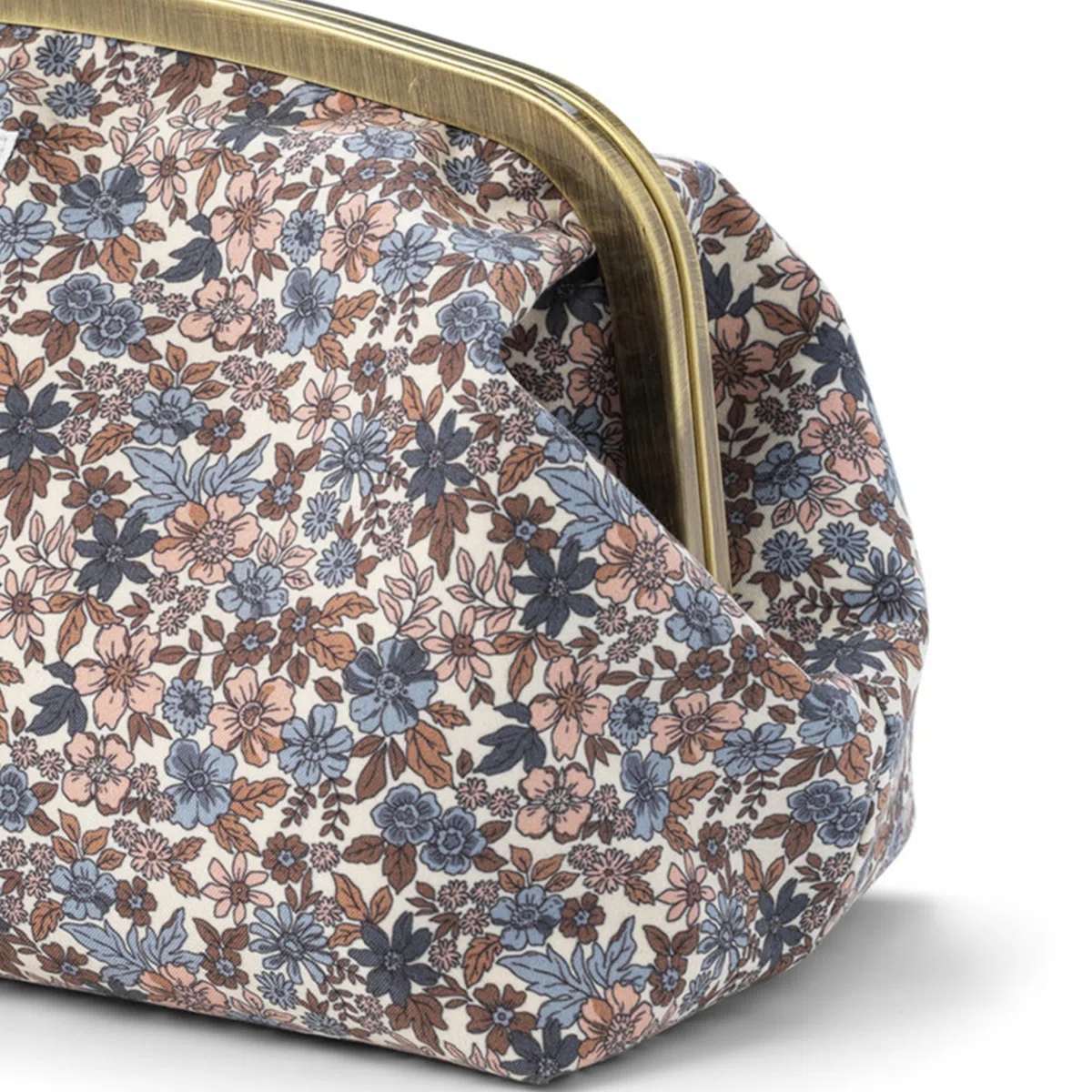 Elodie Details Bolsa de Aseo Zip&Go de Lona - Forma rígida - Cambio de bebé y Accesorios - Jardin Bleu