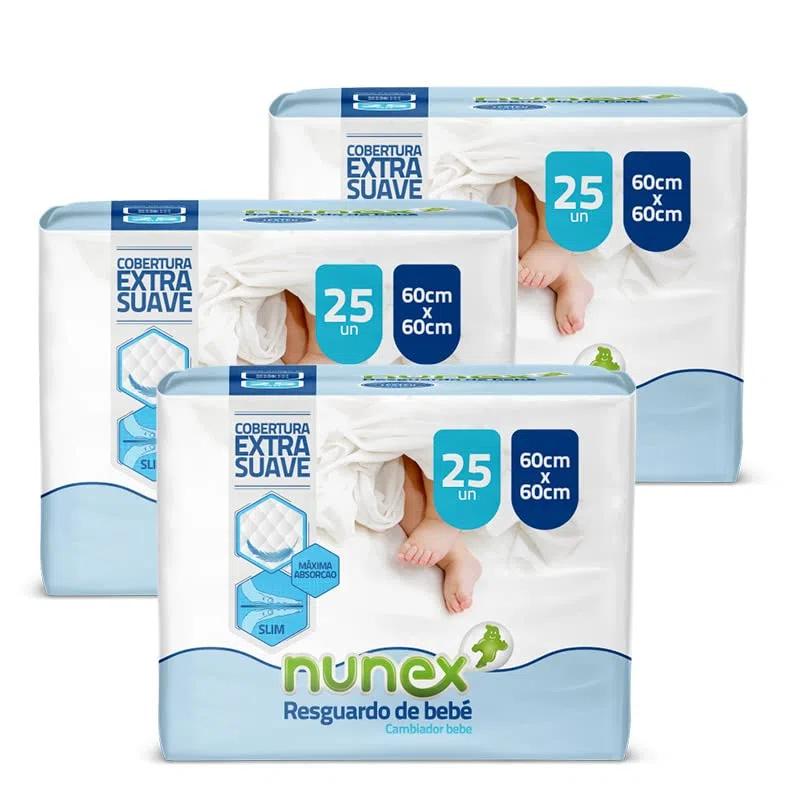 Empapadores Desechables para bebés 60x60 cm | 100 Unidades