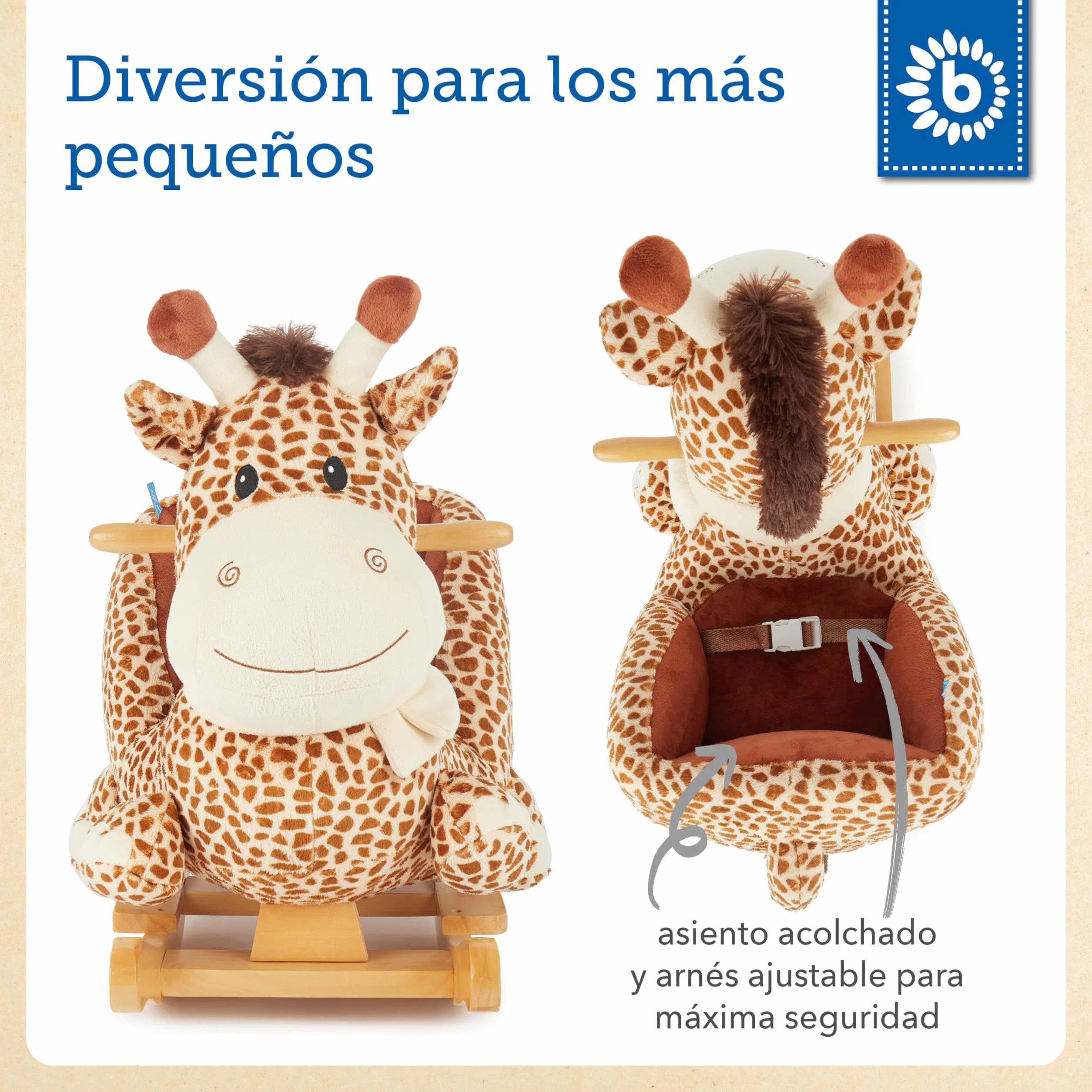 Bieco Balancín Animal marrón