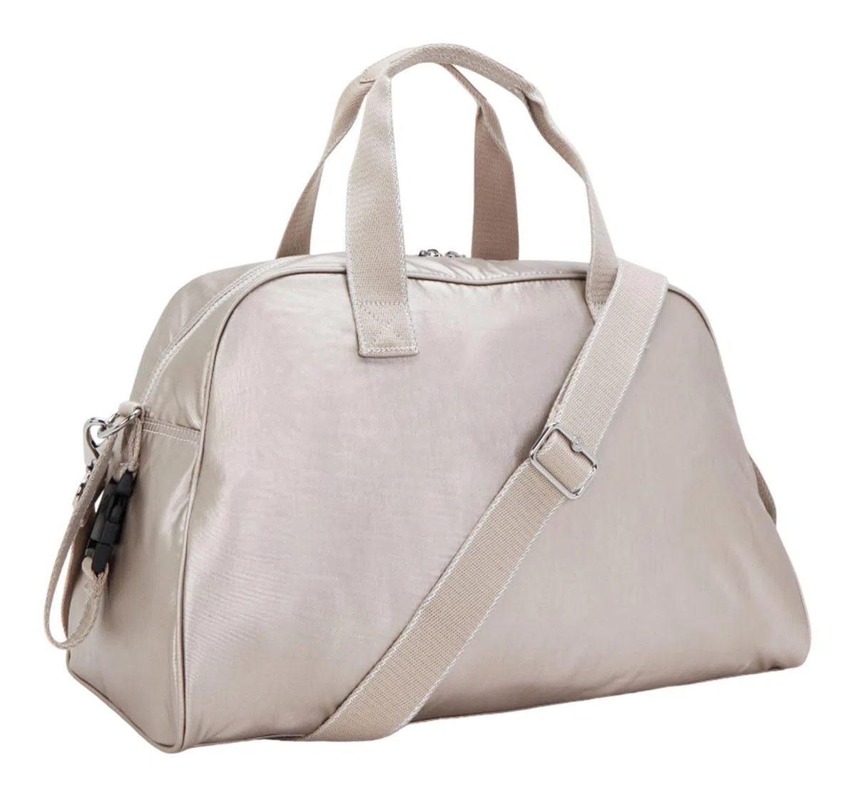 Kipling Camama Bolso de bebé grande, Metallic Glow (Plata)