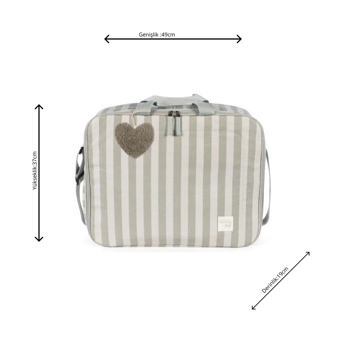 Maleta canastilla Sintra de Walking Mum (Verde Claro)