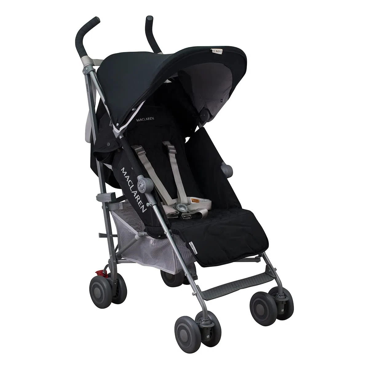 JYOKO KIDS Cubre capota de algodón Compatible con Maclaren Quest, Techno y Xt (BLACK SERIES)